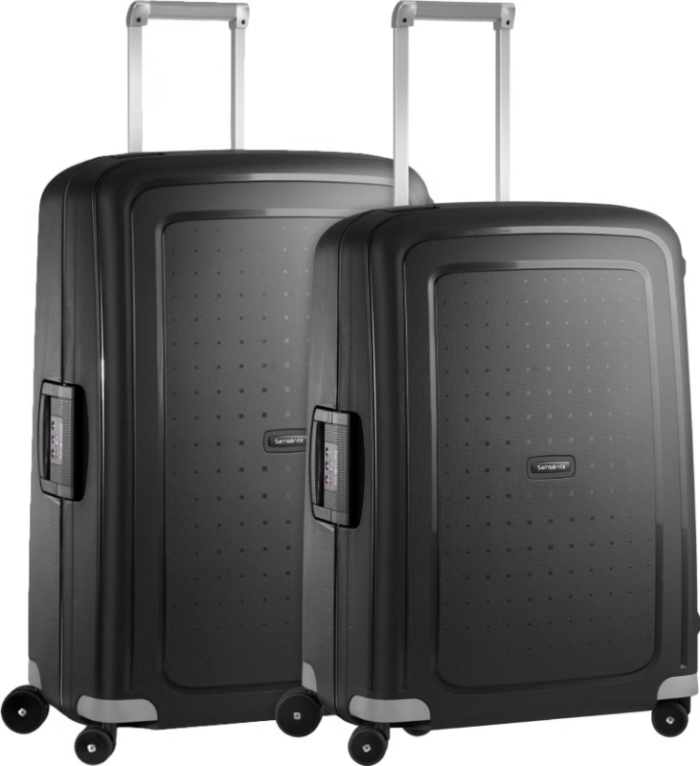 Samsonite S'Cure Spinner 69+75cm Black Kofferset