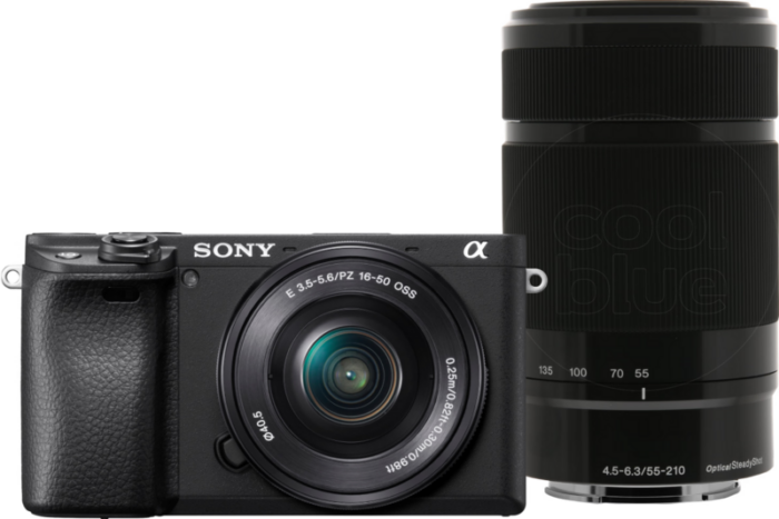 Sony Alpha A6400 + E PZ 16-50mm + 55-210mm