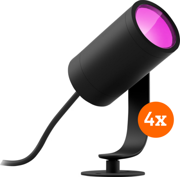 Philips Hue Lily Starter Pack White and Color prikspot 4-Pack