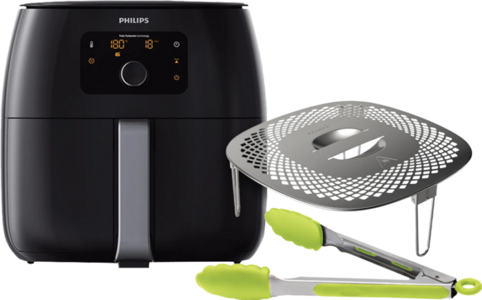Philips Avance Airfryer XXL HD9650/90 Zwart + Snackkit