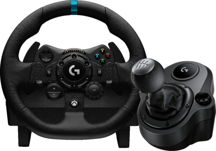 Logitech G923 Trueforce voor Xbox en PC + Logitech Driving Force Shifter