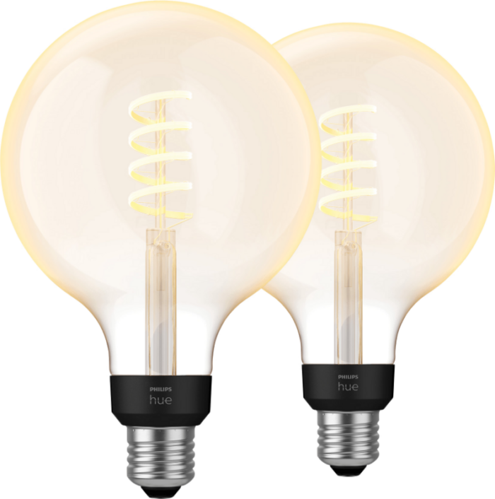 Philips Hue Filament White Ambiance Globe XL 2-pack
