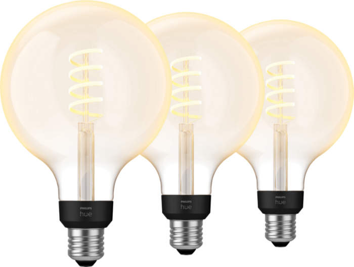 Philips Hue Filament White Ambiance Globe XL 3-pack