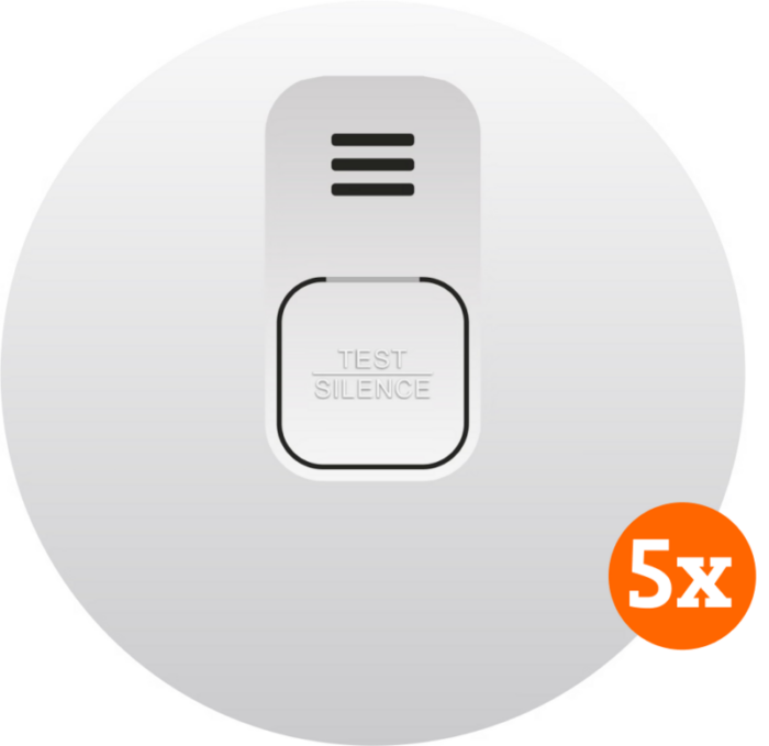 Elro Blue Line CBFS58R Koppelbare Rookmelder 5-pack (10 jaar)