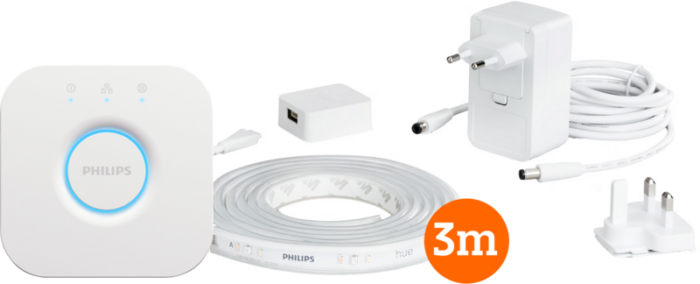 Philips Hue Lightstrip Plus White & Color 3m basisset + Bridge