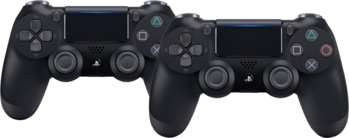 Sony PlayStation 4 Draadloze DualShock V2 4 Controller Zwart Duo Pack