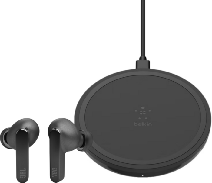 JBL Live Pro 2 Zwart + Belkin Boost Up Draadloze Oplader 10W Zwart