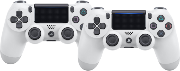 Sony PlayStation 4 Draadloze DualShock V2 4 Controller Wit Duo Pack
