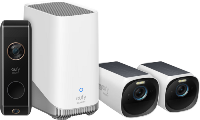 Eufycam 3 Duo pack + Video Doorbell Dual 2 Pro