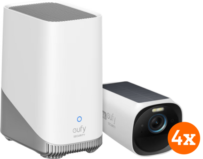 EufyCam 3 4-pack + HomeBase
