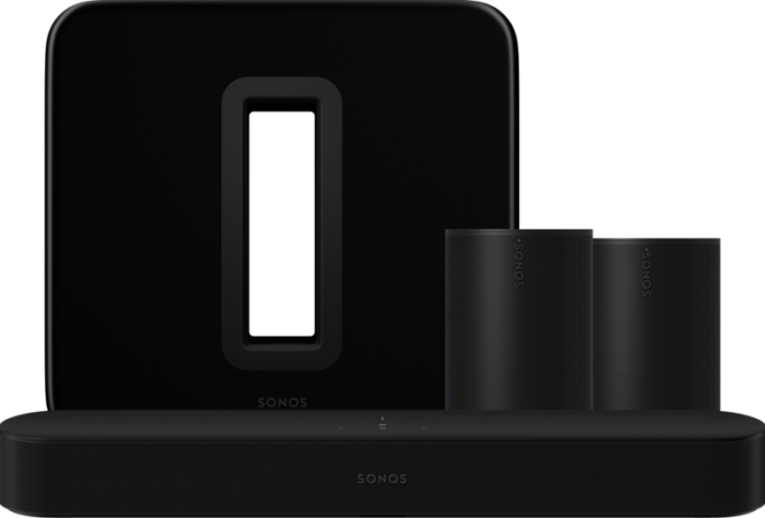Sonos Beam + Era 100 + Sub G3 Zwart