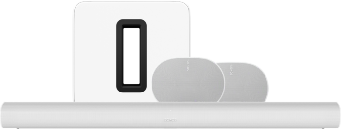 Sonos Arc Wit + 2x Era 300 Wit + Sub G3 Wit