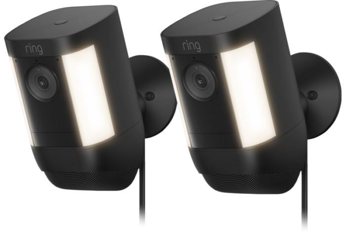 Ring Spotlight Cam Pro - Plug In - Zwart - 2-pack