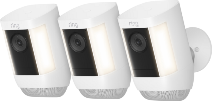 Ring Spotlight Cam Pro - Battery - Wit - 3-pack