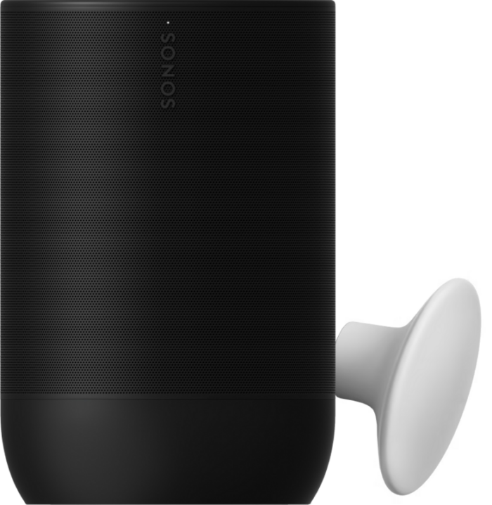Sonos Move 2 Zwart + Muurhaak Wit