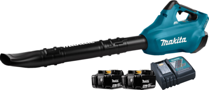 Makita DUB362Z + Startset 2x 18V accu (5