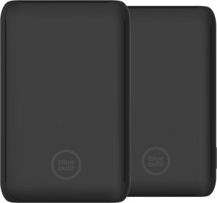 BlueBuilt Powerbank met Snelladen 10.000 mAh Duo Pack Zwart