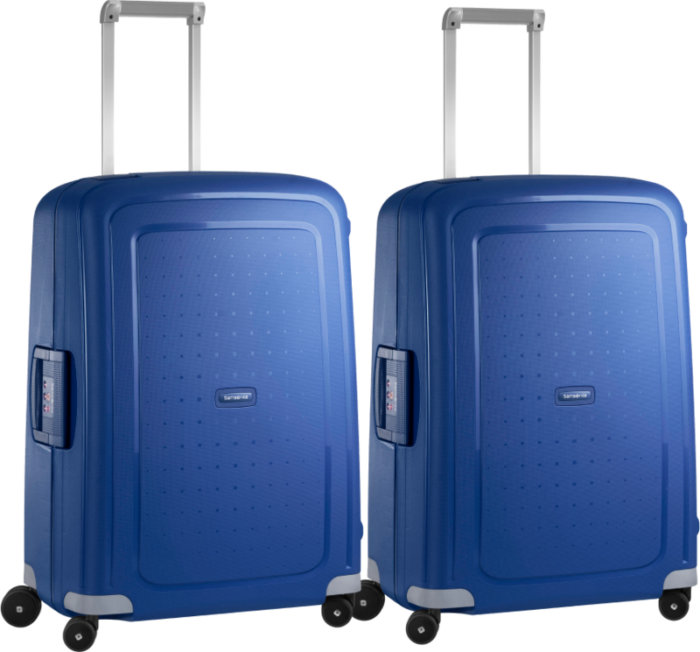Samsonite S'Cure Spinner 69cm Dark Blue Duo Kofferset