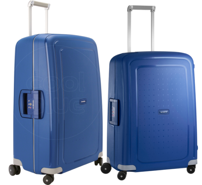 Samsonite S'Cure Spinner 69+75cm Dark Blue Koffersett