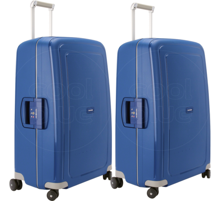 Samsonite S'Cure Spinner 75cm Dark Blue Duo Kofferset