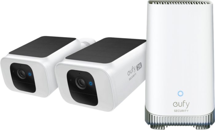Eufy Solocam S40 Solar 2K 2-pack + Homebase 3