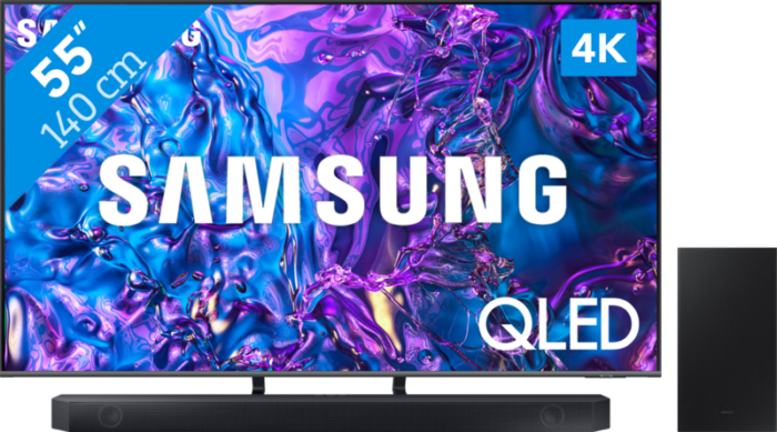 Samsung QLED 4K 55Q74D (2024) + Soundbar