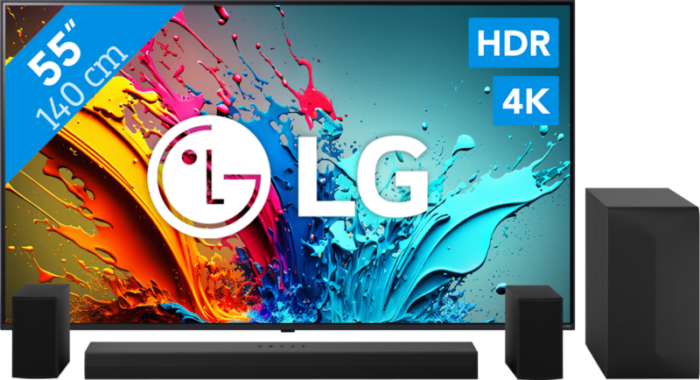 LG 55QNED85T6C (2024)  + Soundbar