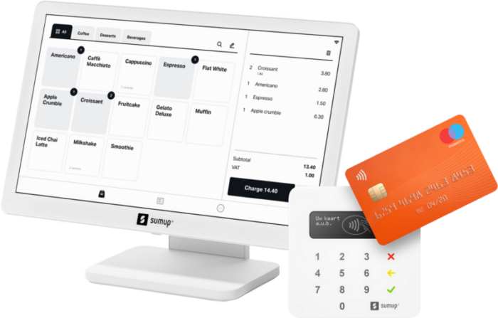 SumUp Point of Sale Lite + SumUp Air Contactloos Pinapparaat