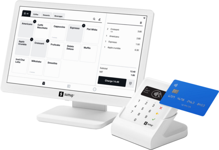 SumUp Point of Sale Lite + SumUp Air Contactloos Pinapparaat met Laadstation