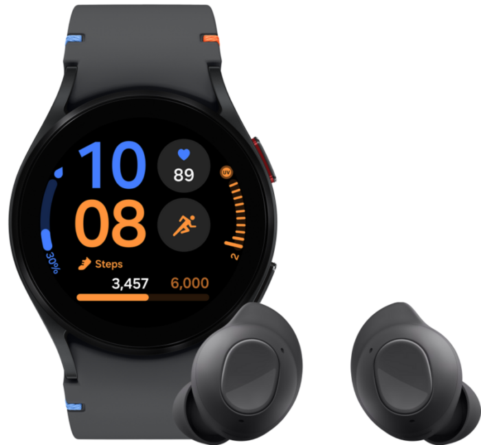 Samsung Galaxy Watch FE Zwart + Buds FE Zwart