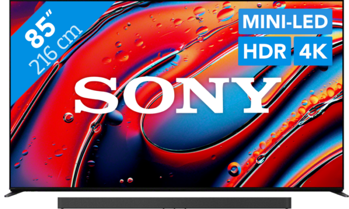 Sony 85'' Bravia 9 4K QLED XR Mini-LED (2024) + Soundbar