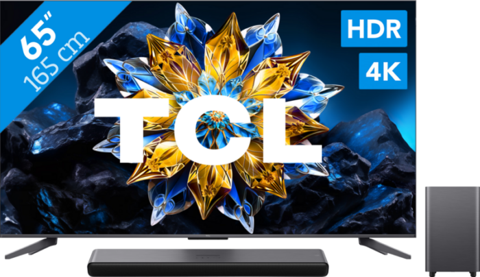 TCL QLED 65C61B Pro (2024) + soundbar