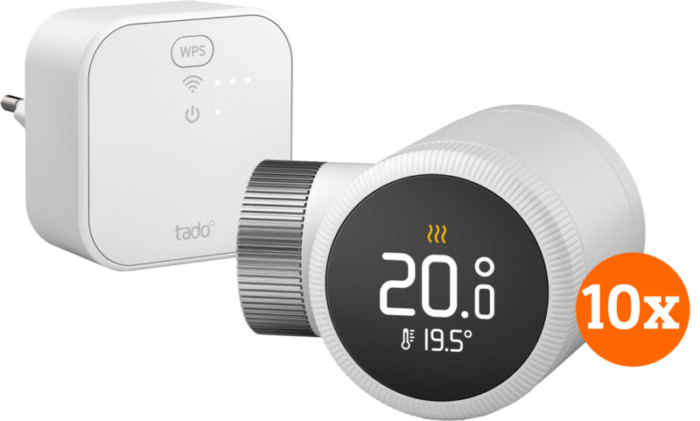 Tado Slimme Radiatorknop X - Startpakket 10-Pack