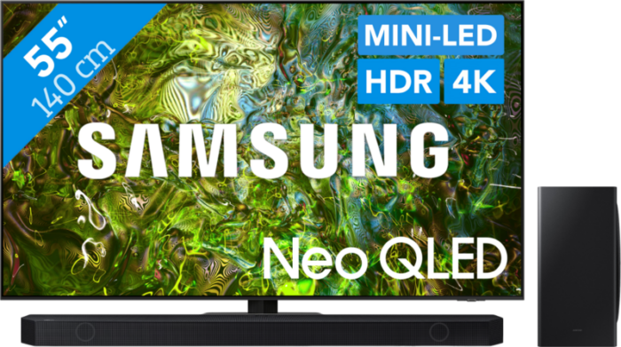 Samsung Neo QLED 4K 55QN90D (2024) + Soundbar