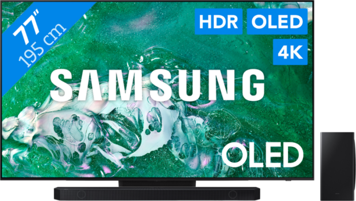 Samsung OLED 4K 77S90D (2024) + Soundbar