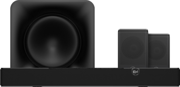Klipsch Flexus Core 100 Zwart + Subwoofer + Achterspeakers