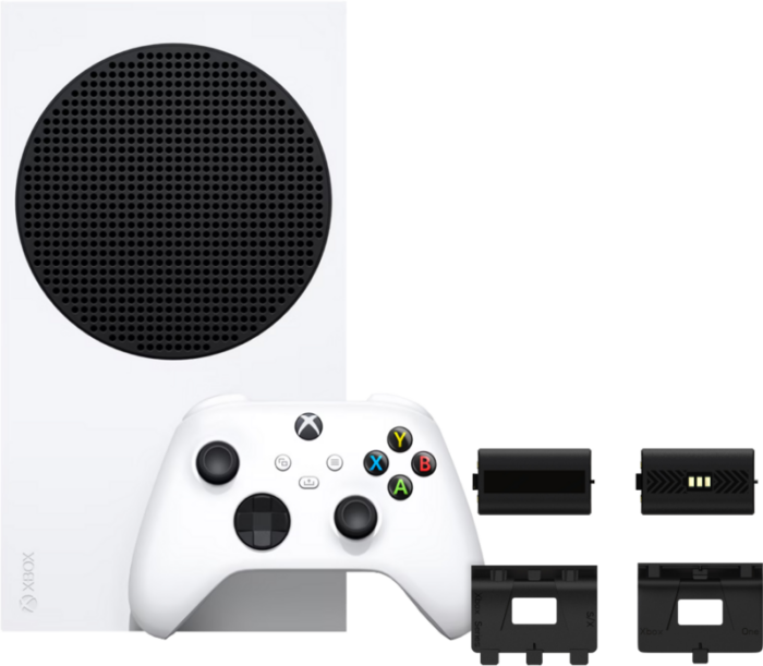 Xbox Series S + 3 Maanden Game Pass Ultimate bundel + BlueBuilt Oplaadbare Batterijen