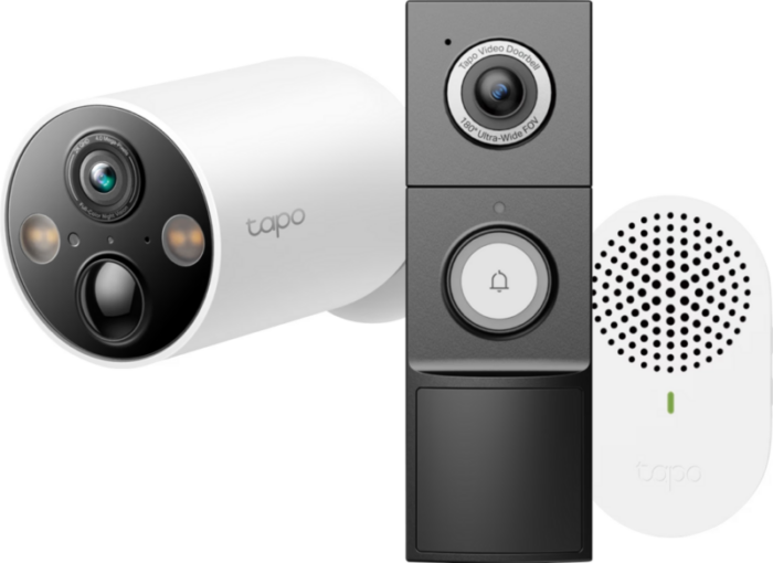 TP-Link Tapo C425 + D235 Smart Battery & Wired Doorbell