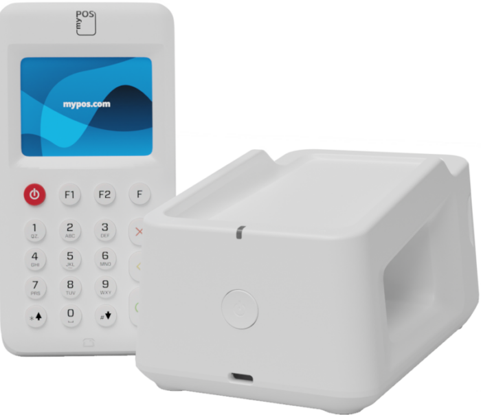 myPOS Go 2 Mobiele Pinautomaat 4G + Printing Dock